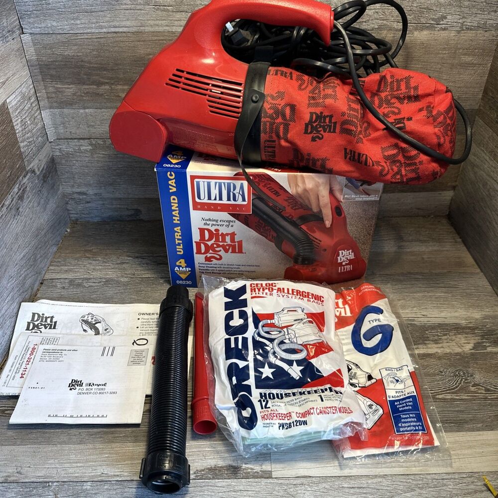 Dirt Devil by Royal Ultra Red Electric Handheld Vacuum M08230